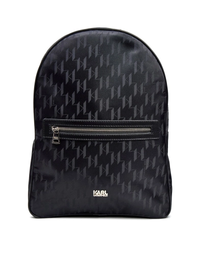 Мужской рюкзак Karl Lagerfeld тканевый черный фото 1