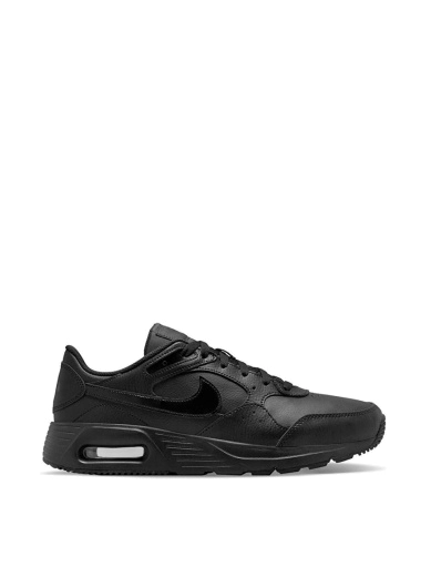 Мужские кроссовки черные кожаные Nike AIR MAX SC LEATHER фото 1