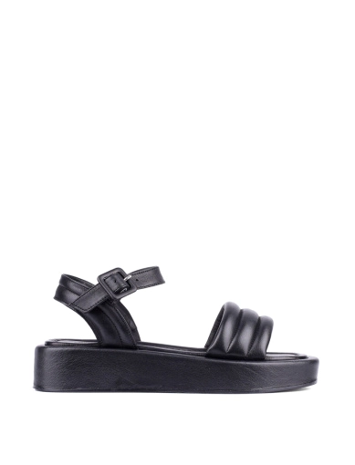 Женские сандалии Attizzare кожаные черные фото 1