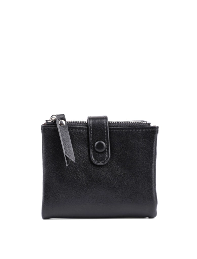 Жіночий гаманець MIRATON з екошкіри чорний фото 1