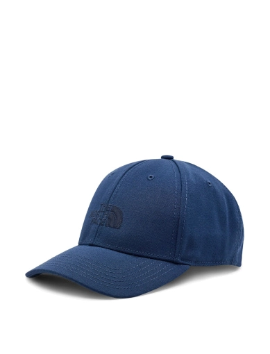 Чоловіча кепка North Face Recycled 66 Classic hat тканинна синя фото 1