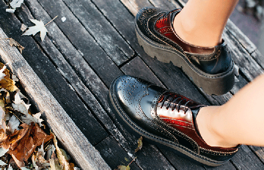 Тренд: Классические туфли на спортивной подошве