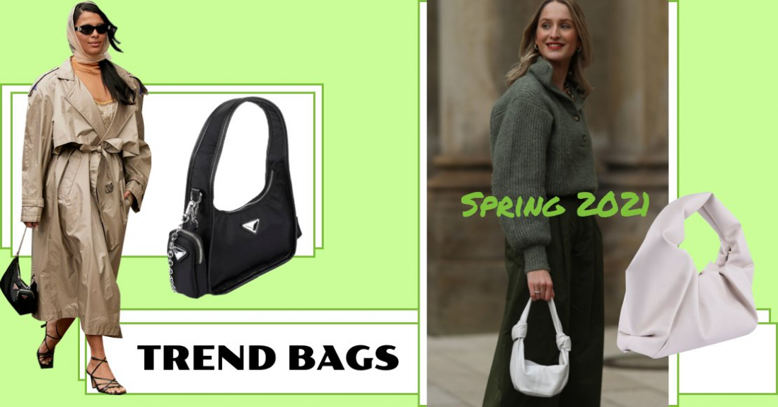 Главные сумки Весны 2021: мягкий поуч, плетеная кожа, микро сумки и хобо