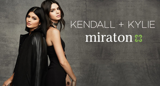 Бренд KENDALL + KYLIE, від сестер Дженнер - світових ікон стилю і зірок телешоу "Сімейство Кардашян" - вперше в Miraton!