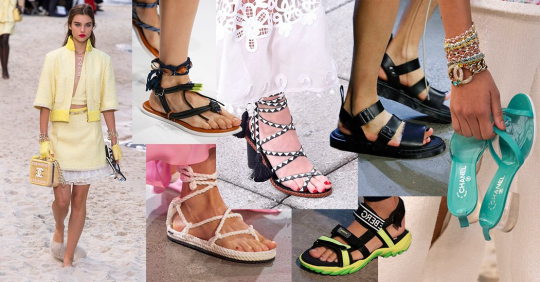 Модные женские сандалии этим летом 2019 года