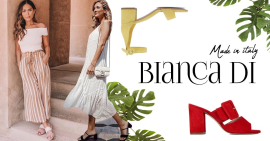 Bianca Di: брендовые босоножки из Италии SS’ 2019