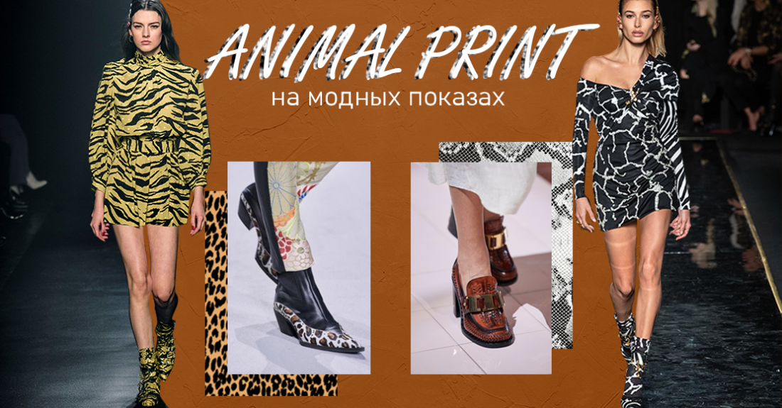 Что такое анимализм в одежде и обуви: animal print на модных показах