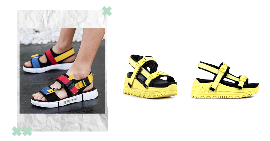 Сандалии на спортивной подошве Сандалии на спортивной подошве