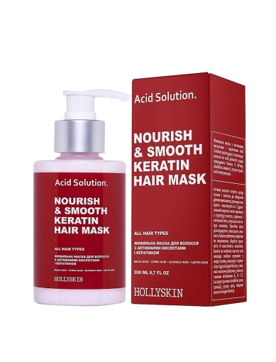 Питательная маска для волос с активными кислотами Acid Solution, 200 мл фото 1