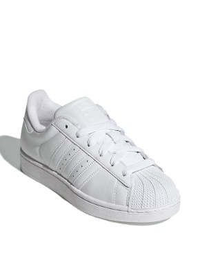 Жіночі кеди Adidas Superstar II шкіряні білі - фото 3 - Miraton