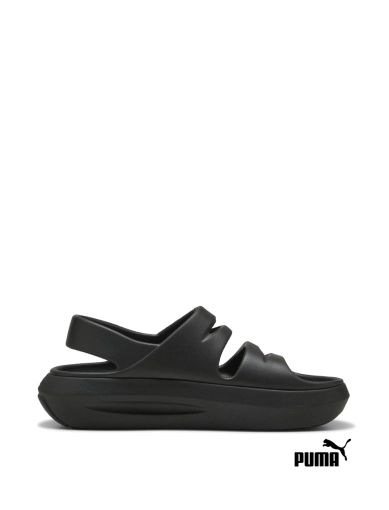 Женские сандалии PUMA Flatter Sandals резиновые серые фото 1