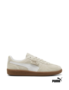Чоловічі кеди PUMA Palermo Sneakers замшеві молочного кольору - фото  - Miraton