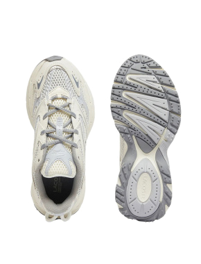 Женские кроссовки Lacoste L003 Neo кожаные белые - фото 4 - Miraton