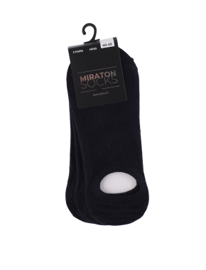 Чоловічі шкарпетки короткі MIRATON бавовняні сині - фото 1 - Miraton