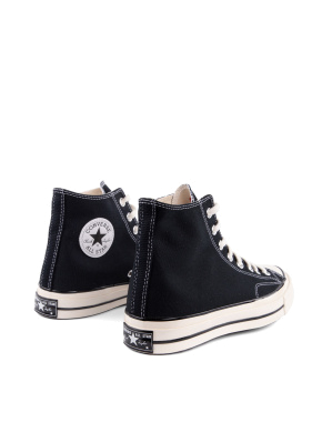 Женские кеды Converse Chuck 70 тканевые черные - фото 3 - Miraton