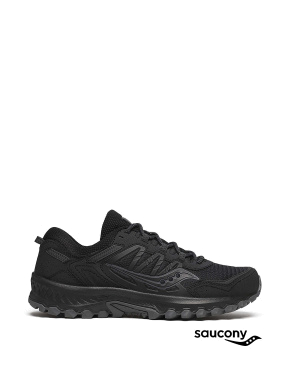 Мужские кроссовки Saucony GRID PEAK тканевые черные - фото 1 - Miraton