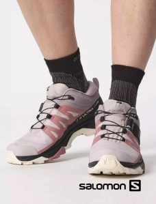 Жіночі кросівки Salomon X Ultra 4 Gore-Tex зі штучної шкіри фіолетові - фото  - Miraton