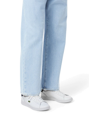 Мужские кеды Lacoste POWERCOURT 224 кожаные белые - фото 7 - Miraton