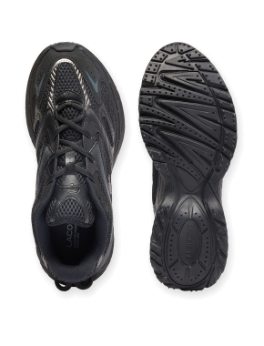 Мужские кроссовки Lacoste L003 Neo кожаные черные - фото 4 - Miraton