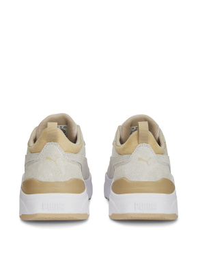 Женские кроссовки PUMA Cassia Mix из искусственной кожи белые - фото 3 - Miraton