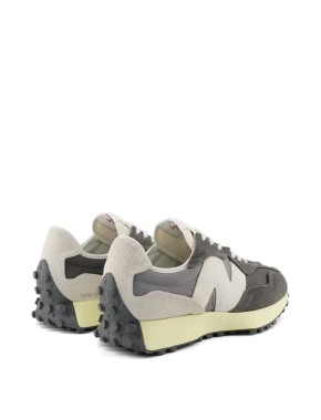 Мужские кроссовки New Balance 327 замшевые серые - фото 2 - Miraton