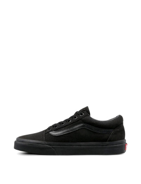 Мужские кеды Vans Old Skool Classic тканевые черные - фото 2 - Miraton