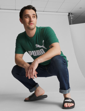 Мужские шлепанцы PUMA Cool Cat 2.0 резиновые черные - фото 6 - Miraton