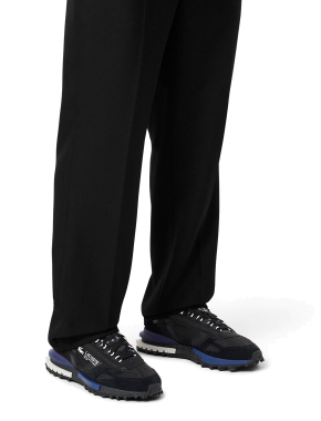 Чоловічі кросівки Lacoste Elite Active Sneakers чорні велюрові - фото 7 - Miraton