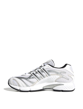 Мужские кроссовки Adidas Temper Run 2.0 из экокожи серебряного цвета - фото 2 - Miraton