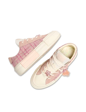 Женские кеды Converse Cruise тканевые розовые - фото 4 - Miraton