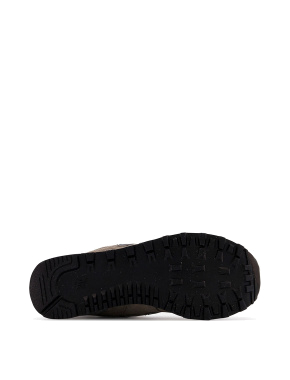 Жіночі кросівки New Balance 574 Classic GL замшеві сірі - фото 5 - Miraton