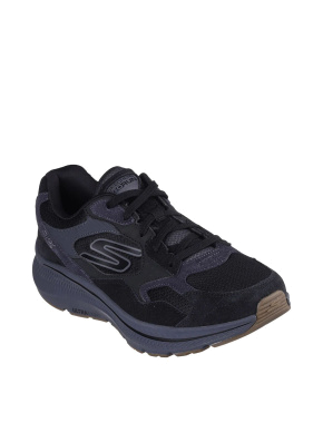 Чоловічі кросівки Skechers тканинні чорні - фото 3 - Miraton