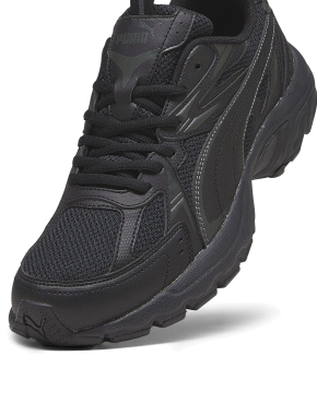 Мужские кроссовки PUMA Milenio Tech Sneakers из искусственной кожи черные - фото 5 - Miraton