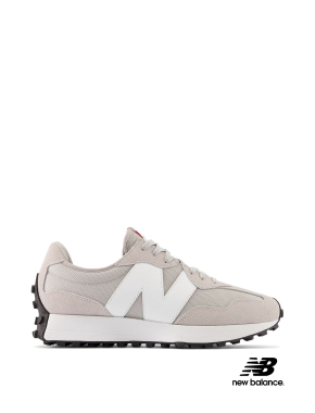 Жіночі кросівки New Balance 327 замшеві сірі - фото 1 - Miraton