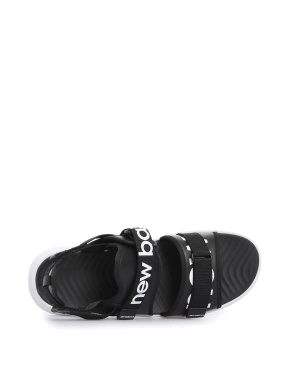 Чоловічі сандалі New Balance 750 з екошкіри чорні - фото 3 - Miraton