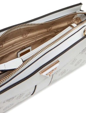 Женская сумка Guess из экокожи белая - фото 4 - Miraton