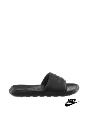 Мужские шлепанцы Nike VICTORI ONE резиновые черные - фото  - Miraton