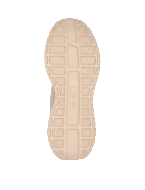 Женские кроссовки Kappa Selecto 4.0 из экокожи бежевые - фото 7 - Miraton