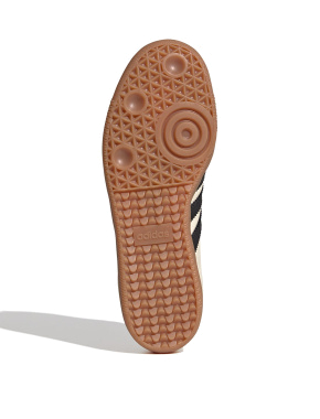Женские кеды Adidas Samba кожаные молочного цвета - фото 6 - Miraton
