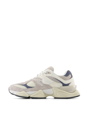 Жіночі кросівки New Balance 9060 замшеві бежеві - фото 2 - Miraton