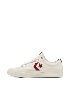 Жіночі кеди Converse Star Player шкіряні молочного кольору - фото 2 - Miraton