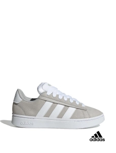 Чоловічі кеди Adidas Grand Court Alpha замшеві сірі - фото  - Miraton