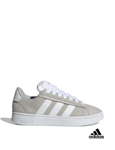 Чоловічі кеди Adidas Grand Court Alpha замшеві сірі (JH7234) фото 1