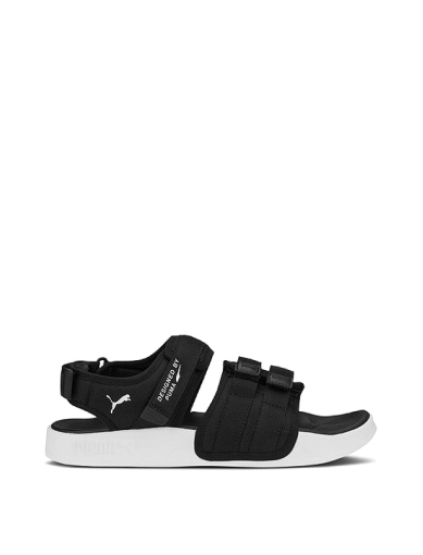 Женские сандалии тканевые черные PUMA Leadcat City Sandal фото 1