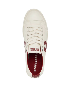 Женские кеды Converse Star Player кожаные молочного цвета - фото 5 - Miraton