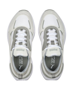 Жіночі кросівки PUMA Cassia Mix із штучної шкіри білі - фото 3 - Miraton
