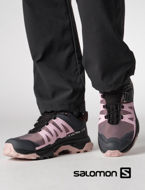 Женские кроссовки Salomon X Ultra 4 GTX W из искусственной кожи черные - фото  - Miraton