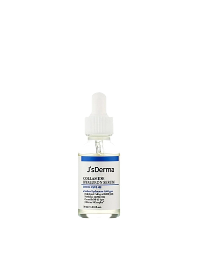 Сыворотка для комплексного увлажнения с керамидами и коллагеном J'sDerma Collamide Hyaluron Serum 30 фото 1