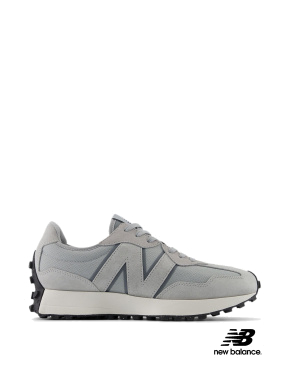 Мужские кроссовки New Balance 327 замшевые серые - фото  - Miraton