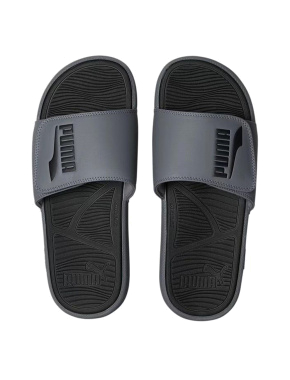 Мужские шлепанцы PUMA Cool Cat 2.0 резиновые серые - фото 2 - Miraton